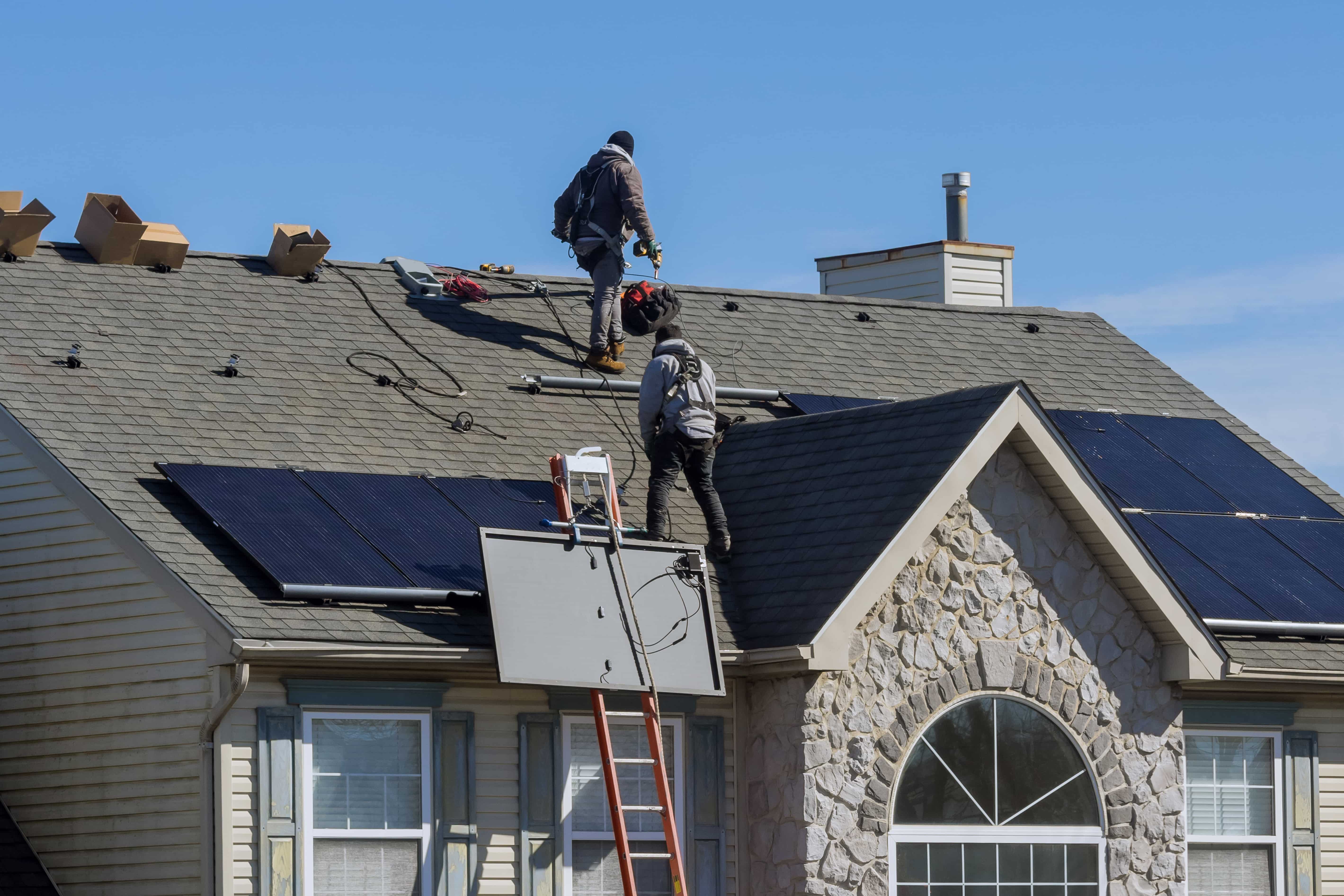 Solar panels in Brea