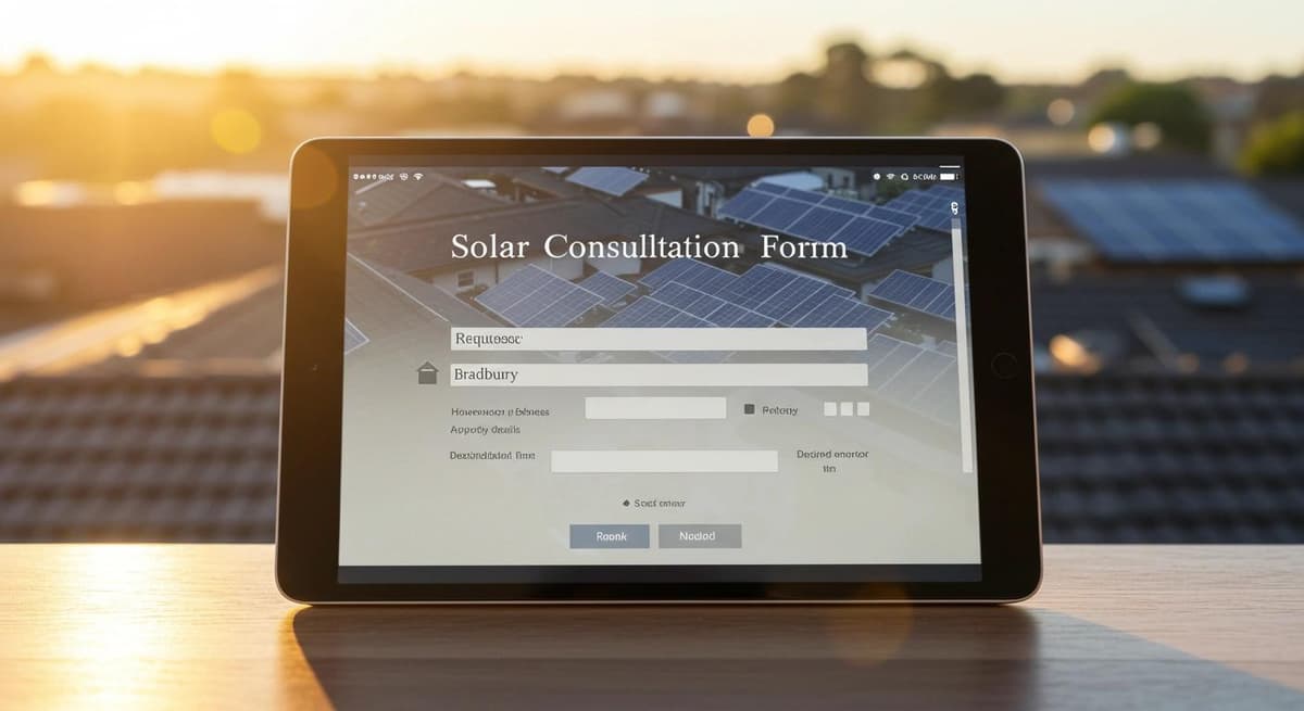 Request a Solar Consultation in Bradbury