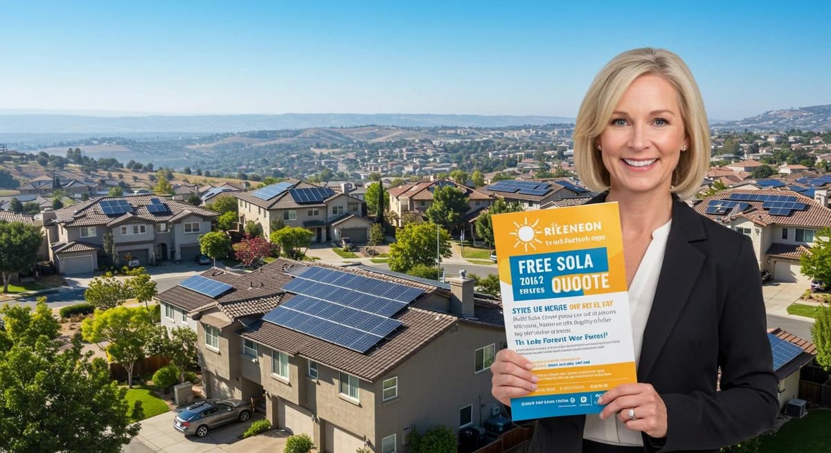 Get a Free Solar Quote in Lake Forest