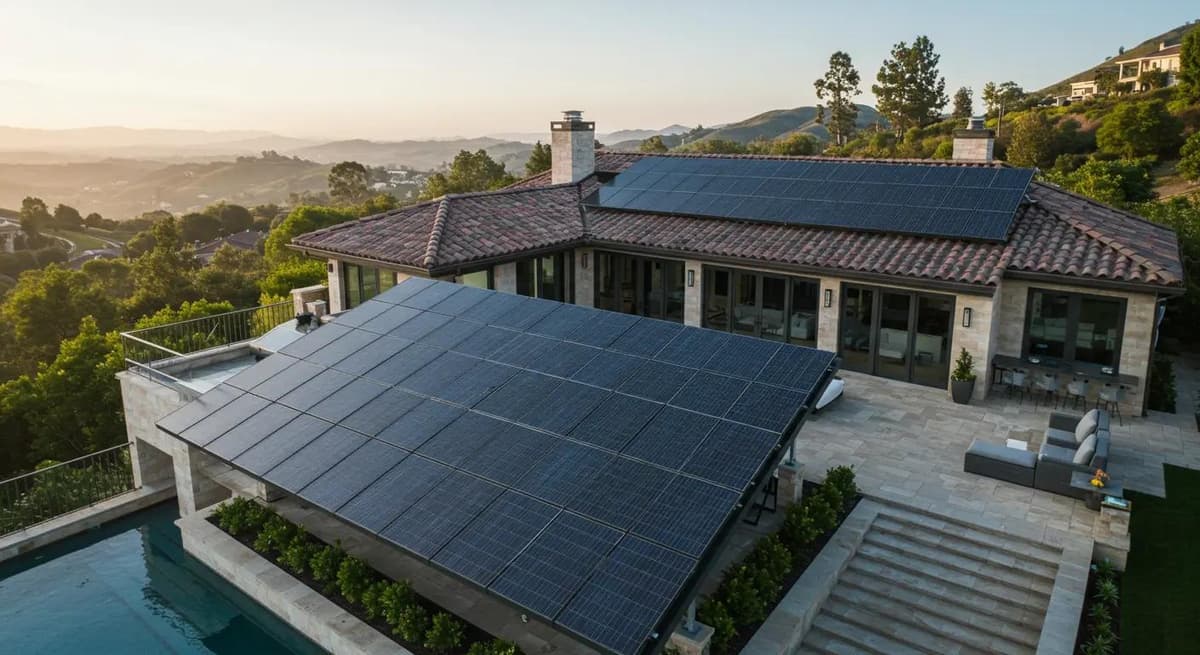 Flexible Solar Panels in Hidden Hills