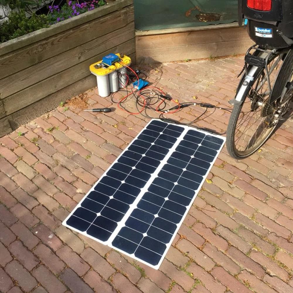 Flexible Solar Panels in Blue Lake