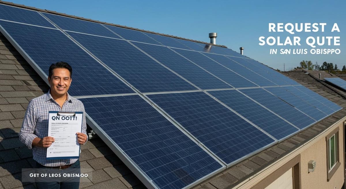 Request a Free Solar Quote in San Luis Obispo